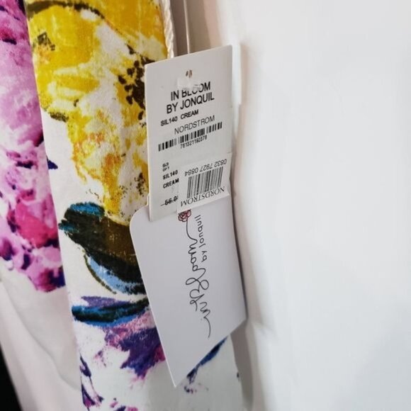 NWT In Bloom by Jonquil Floral Still in Love Satin Cami Tank Size Small - Picture 4 of 6